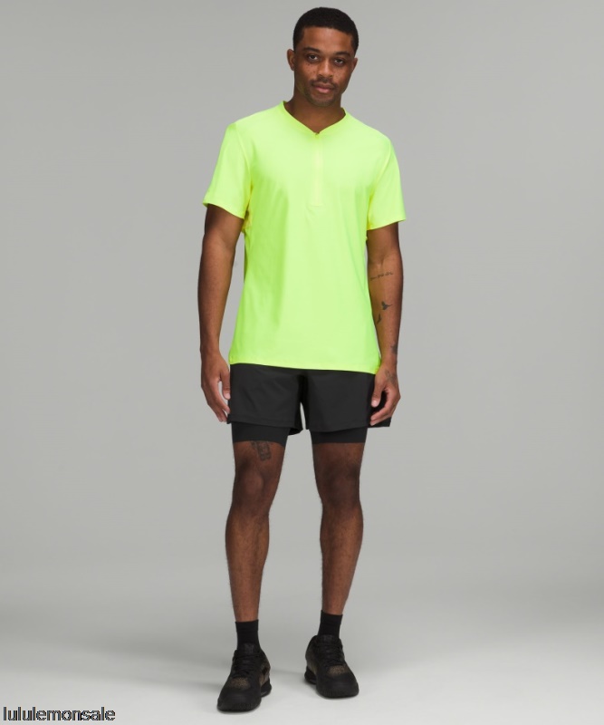 Lululemon Deutschland DELULU830 | Schwarz Belüftete Tennisshorts Nur Online